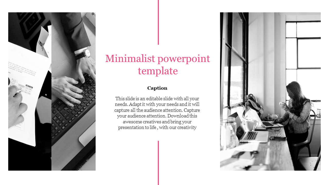 Free - Creative minimalist PowerPoint template free download